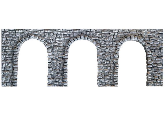 Noch 58260 Bruchsteinarkade offen, 27 x 10 cm - H0 (1:87) | Bild 1