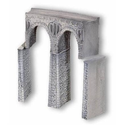 NOCH 58664 Bruchstein-Viadukt, gebogen Radius (R1) 360 mm, 30° - H0 (1:87)