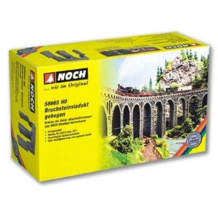 NOCH 58665 Bruchsteinviadukt gebogen