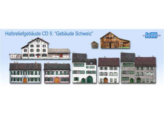 NOCH 60308 Halbreliefgebäue Alpenländer HO