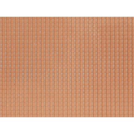 Noch 60350 Strukturfolie Dachpfanne rot