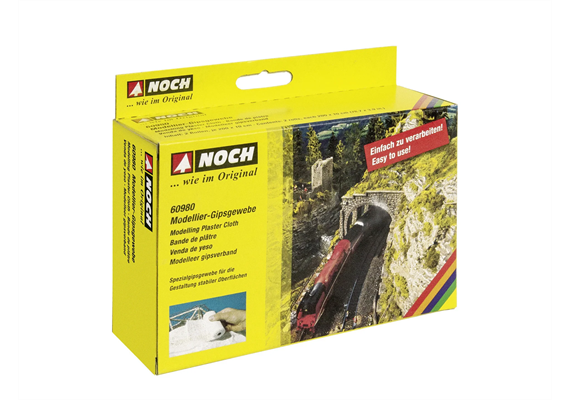 NOCH 60980 Modellier-Gipsgewebe, 2 Rollen à 200 x 10 cm | Bild 2