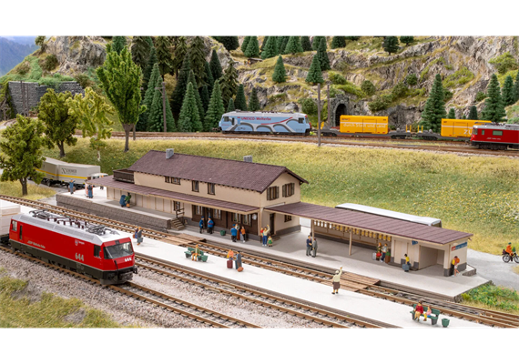 Noch 66005 Laser-Cut Bahnhof „Bergün“ - H0 (1:87) | Bild 1