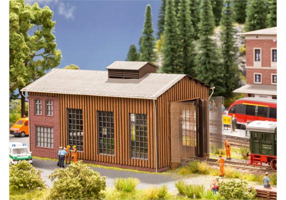 NOCH 66201 Kleiner Lokschuppen mit micro | Bild 1