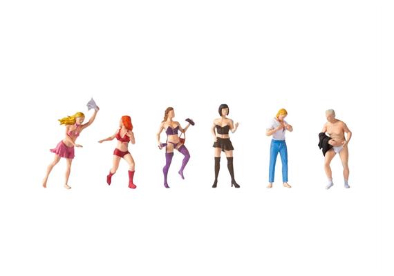 Noch 66507 Brennendes Freudenhaus mit micro-sound und Lichteffekte - H0 1:87 | Bild 5