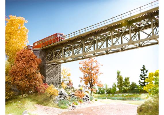Noch 67038 L-C Stahlbrücke für Schmalspurbahnen HOm | Bild 4