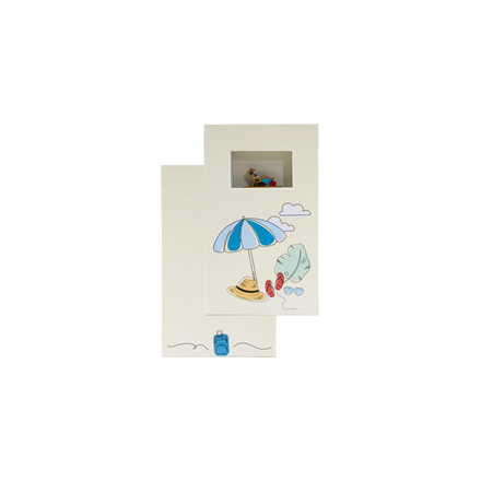 NOCH 99504 Geschenkbox „Urlaub”, 9 cm x 15 cm, 2,5 cm hoch