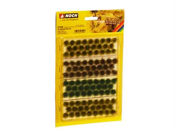 NOCH 07005 Grasbüschel XL beige-grün, dunkelgrün braun