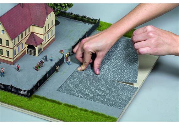 NOCH Laser-Cut Bastelplatte "Ziegelwand gealtert" HO | Bild 4