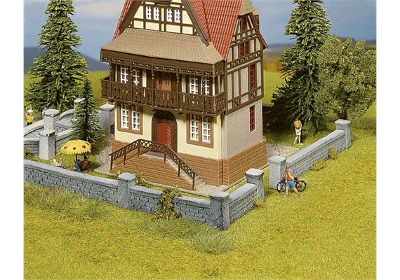 NOCH Villenmauer, 4 Stück, je 2,0 x 12 cm Spur H0 | Bild 2
