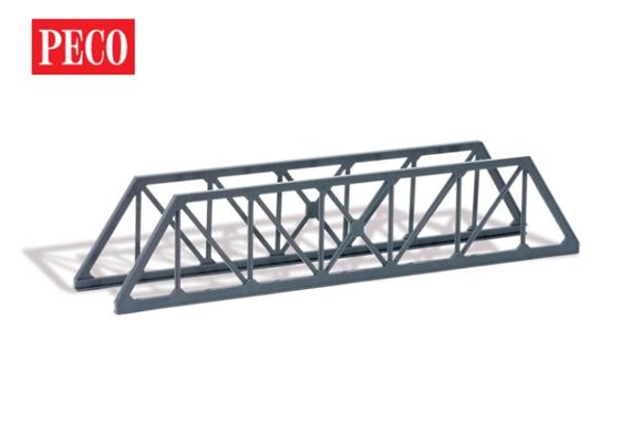 Peco LK-11 Fachwerkträger-Brückenseite, L 222mm - H0, H0m