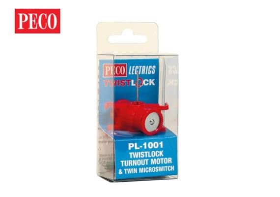 Peco PL-1001 TwistLock Weichenmotor + Mikroschalter
