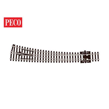 Peco SL-386 N Bogenweiche 10° rechts Code 80 insulfrog