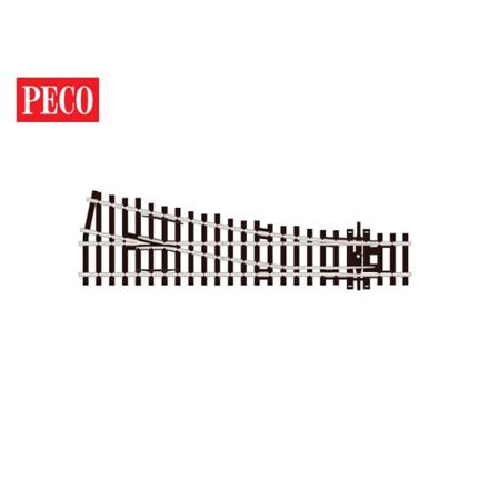 Peco SL-91 Weiche rechts 12°, Code 100 - H0 (1:87)