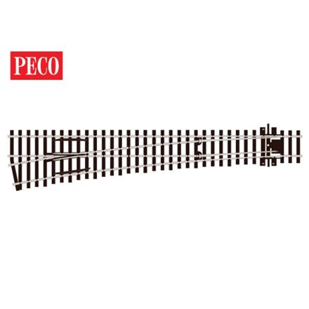 Peco SL-E189 Weiche links grosser Radius Cd 75 electrofrog - 00/H0