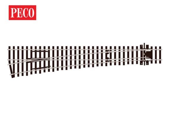 Peco SL-E189 Weiche links grosser Radius Cd 75 electrofrog - 00/H0