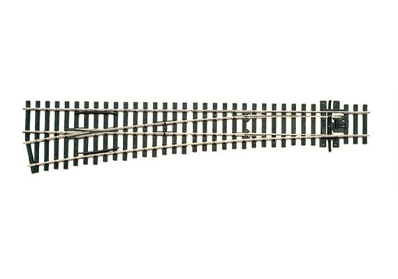 Peco SL-E189 Weiche links grosser Radius Cd 75 electrofrog - 00/H0