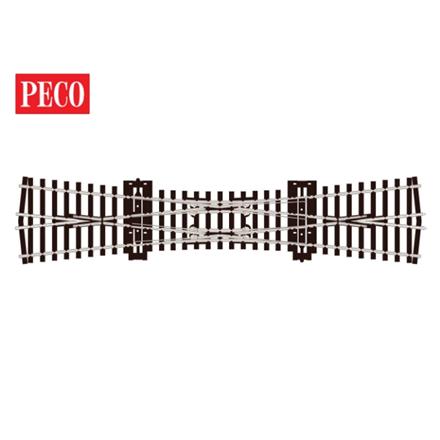 Peco SL-E190 Doppelkreuzungsweiche Cd 75 electrofrog