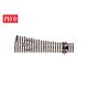 Peco SL-E191 Weiche rechts 12° kurz R610mm Cd 75 - H0 (1:87)