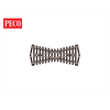 Peco SL-E193 Kreuzung, Kurz, Code 75, Winkel 24°, electrofrog - H0 (1:87)