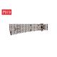 Peco SL-E92 Weiche links, kleiner Radius 12° Code 100 - H0 (1:87)