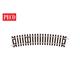 Peco ST-220 Gleis gebogen Radius 1, 371 mm, 22,5°, 1/16, Cd. 100 - H0 (1:87)