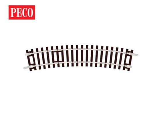 Peco ST-220 Gleis gebogen Radius 1, 371 mm, 22,5°, 1/16, Cd. 100 - H0 (1:87)
