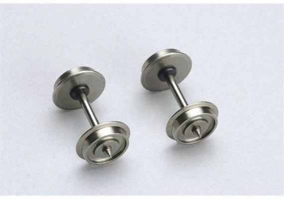 PIKO 56052 DC-Radsatz 10,3 mm, 2 Stück - H0 (1:87)