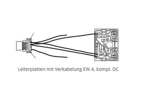 PIKO 59520-102 Leiterplatten mit Verkabelung Endwagen A, komplett, DC