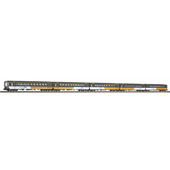 PIKO 94399 BLS 5er Set Personenwagen EW I Golden Pass - N (1:160)