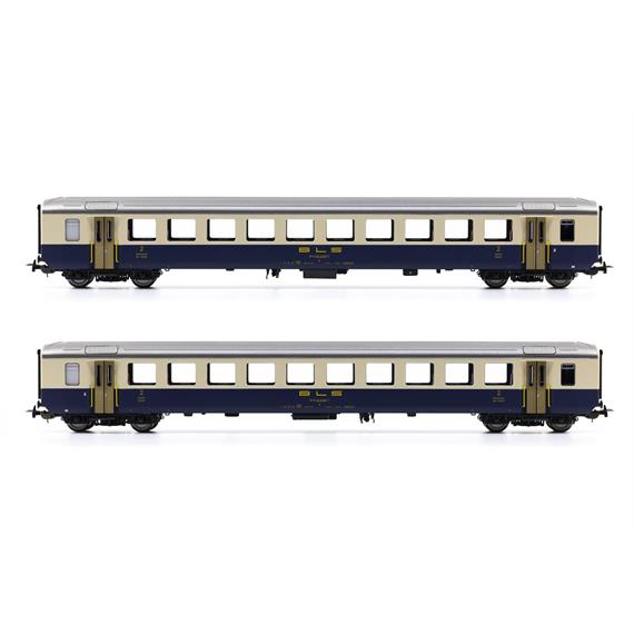 PIKO 96096 BLS 2er Set EWI 2x B mit Mittelschrift und Handgriffen, Ep. IV, DC - H0