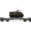 PIKO 96281 SBB Panzertransportwagen Slmmps 001-5, mit M113, Ep. VI - H0 (1:87) | Bild 2