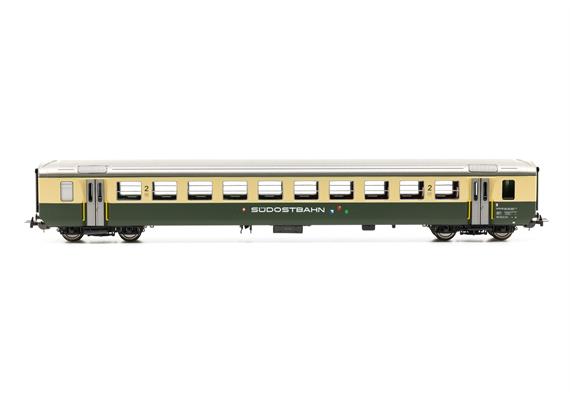 PIKO 96775 SOB 3 Personenwagen EW I 2. Klasse mit Mittelschrift, Ep. V. DC - H0 (1:87) | Bild 2