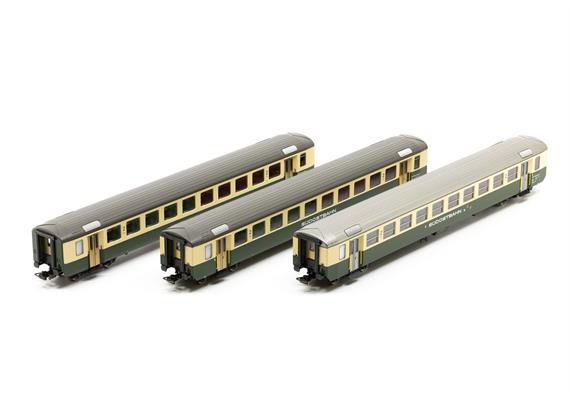 PIKO 96775 SOB 3 Personenwagen EW I 2. Klasse mit Mittelschrift, Ep. V. DC - H0 (1:87) | Bild 5