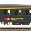 PIKO 96777 SBB Personenwagen EW I 1. Klasse grün, neue Schrift und grauem Dach, Ep V | Bild 1