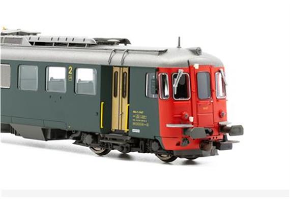 PIKO 96851 SBB RBe 4/4 1447 + BDt EW II mit roter Strinfront, DC | Bild 3