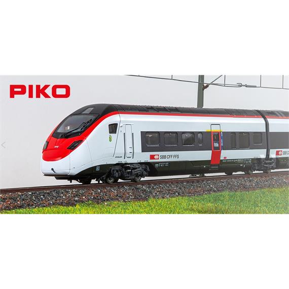 PIKO 97233 SBB Triebzug Giruno "Thurgau" 5- teil. RABe 501 008 EpVI, DCS - H0 (1:87)