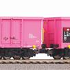 Piko 58393 SBB 2 Hochbordwagen Eaos SBB pink,1x.Graffiti, EpV, H0 | Bild 2