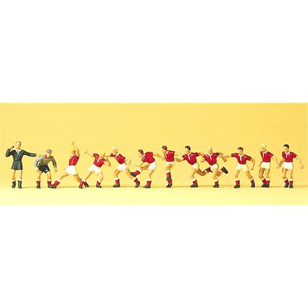 Preiser 10075 Fussballfeld mit Mannschaft - H0 (1:87)