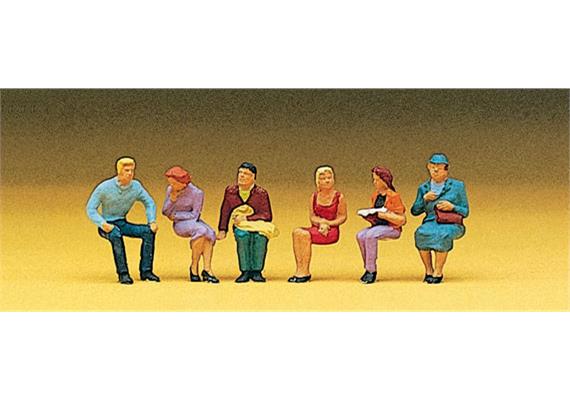 Preiser 10095 sitzende Personen HO