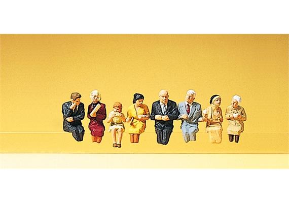 Preiser 10299 Sitzende Fahrgäste für Speisewagen - H0 (1:87)