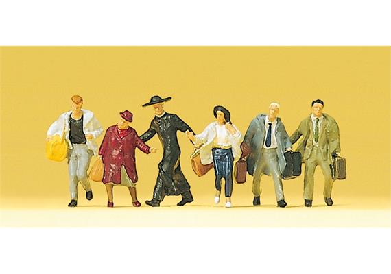 Preiser 10327 laufende Reisende