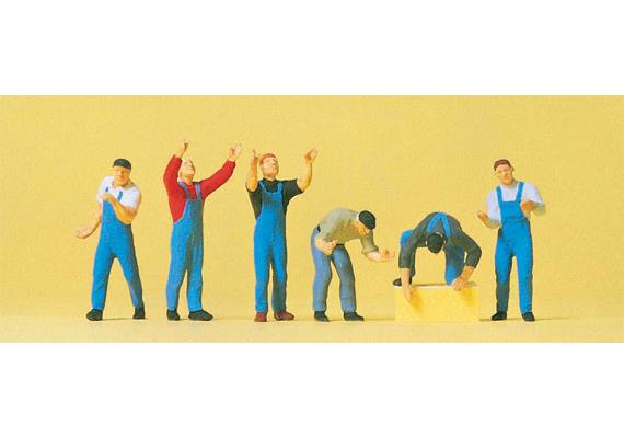 Preiser 10497 Gerüstbauer - H0 (1:87)