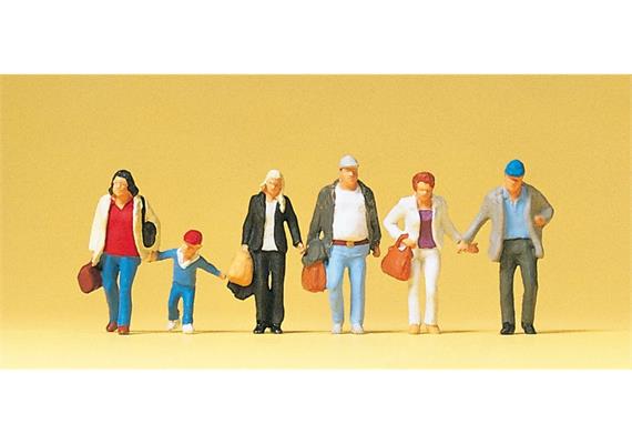 Preiser 10516 Gehende Reisende - H0 1:87