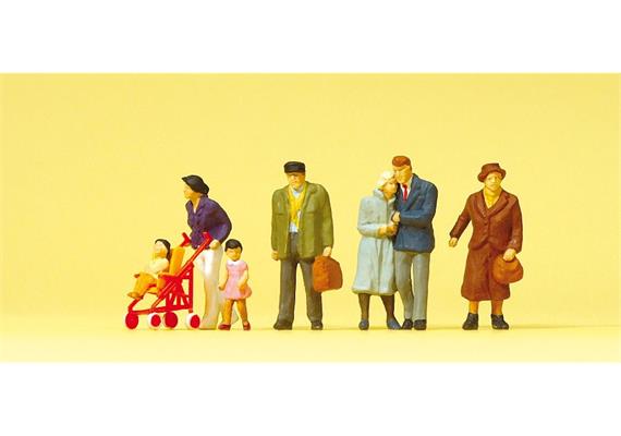 Preiser 10564 Passanten, Kinderwagen, H0 (1:87)