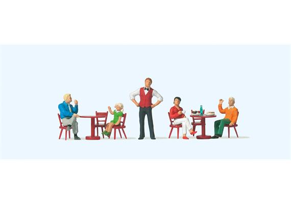 Preiser 10786 Im Bistro - H0 (1:87)