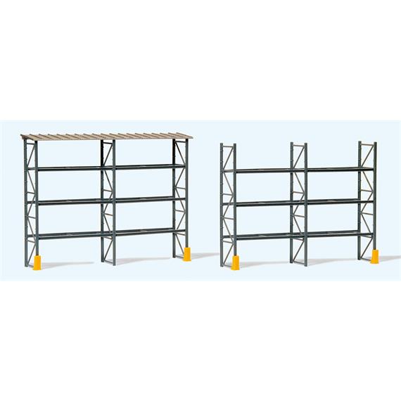Preiser 17125 Palettenregal für 48 Paletten HO Preiser 17125 Palettenregal für 48 Paletten HO