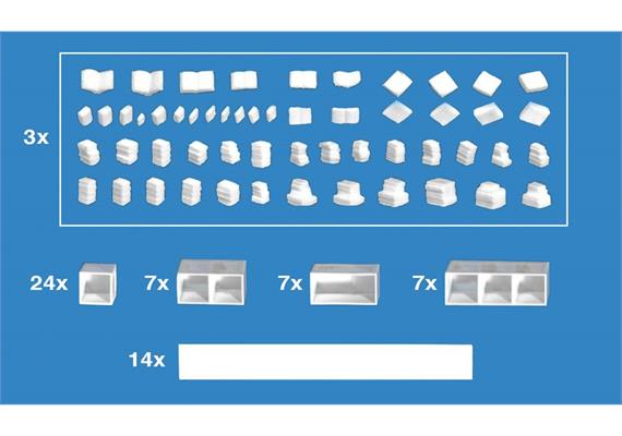 Preiser 17243 Bücher, Regale Bausatz HO