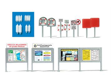 Preiser 17317 Schilder und Tafeln - H0 (1:87)