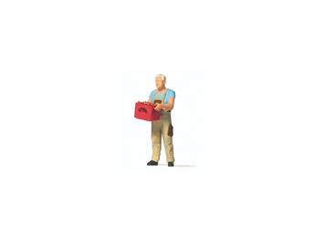 Preiser 28234 Mann mit Bierkasten - H0 (1:87)